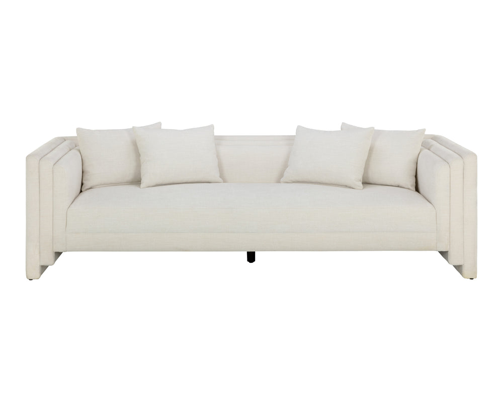 KIRA SOFA - HEATHER IVORY TWEED