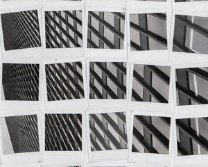 PICTURE IN POLAROIDS - 50" X 35" - BLACK FRAME