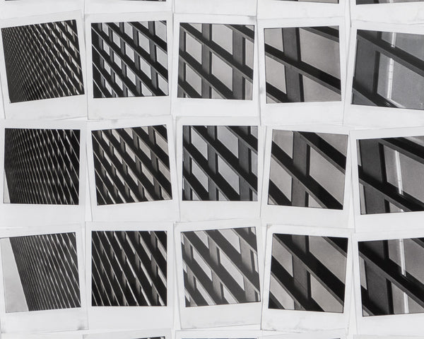 PICTURE IN POLAROIDS - 50" X 35" - BLACK FRAME