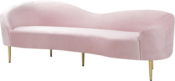 Bradford Sofa In Pink Velvet
