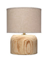 Timber Table Lamp with Linen Shade