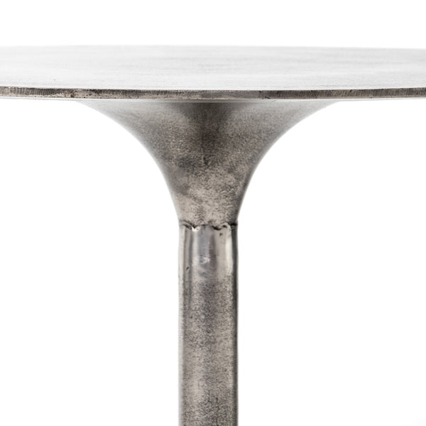 Simone Counter Table In Raw Antique Nickel