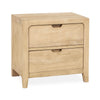 Laguna Solid Wood 2-Drawer Nightstand - Natural