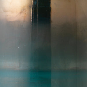 Vapor Metallic Glass 1-Light Pendant, Aqua