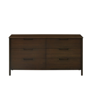 Weston Six Drawer Dresser, Black Walnut