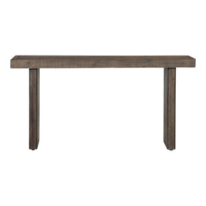 Monterey Console Table Aged Brown Pinewood