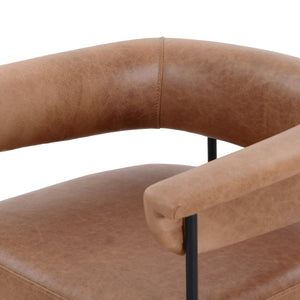 Carrie Dining Chair - Chaps Saddle
