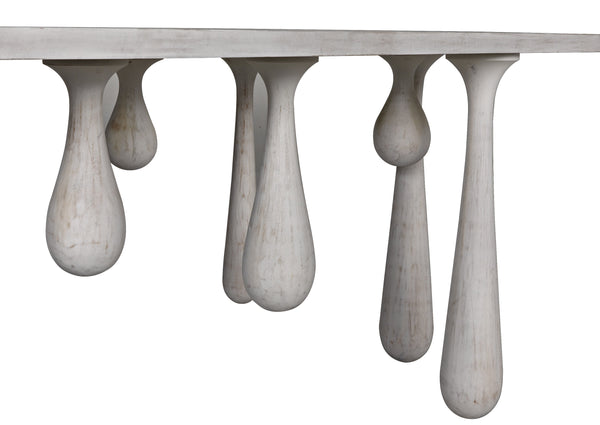 Drop Console, White Wash