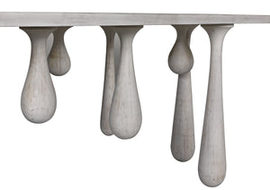 Drop Console, White Wash