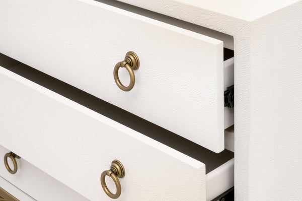 Strand Shagreen 3-Drawer Nightstand