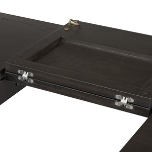 Harper Extension Dining Table - Black Mango Veneer