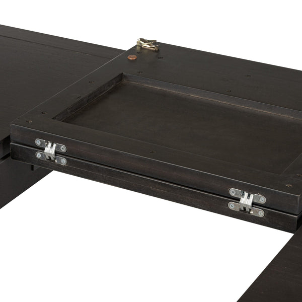 Harper Extension Dining Table - Black Mango Veneer
