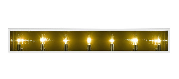 Infinity 7 Light Vanity in Chrome Finish