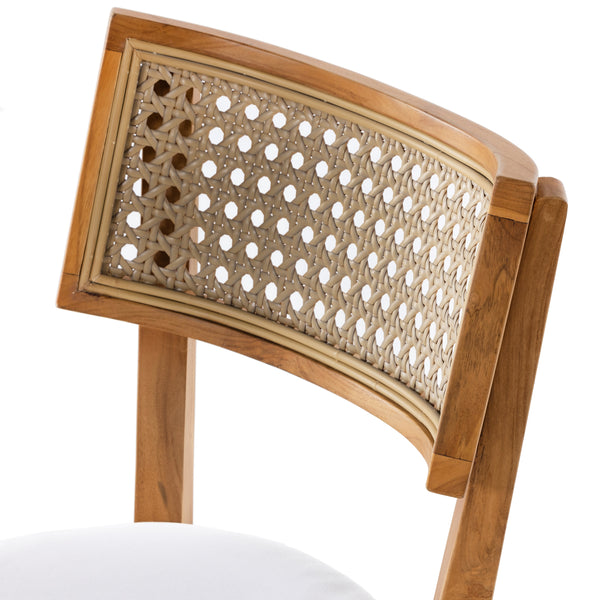 Britt Outdoor Dining Chair In Natural Teak