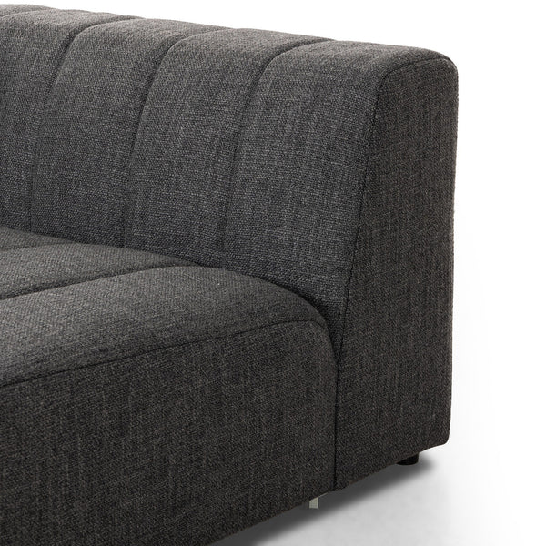 Build Your Own: Langham Channeled Sectional - Saxon Charcoal