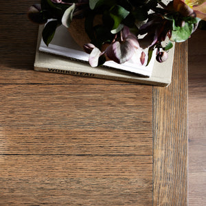 Warby End Table in Worn Oak Veneer