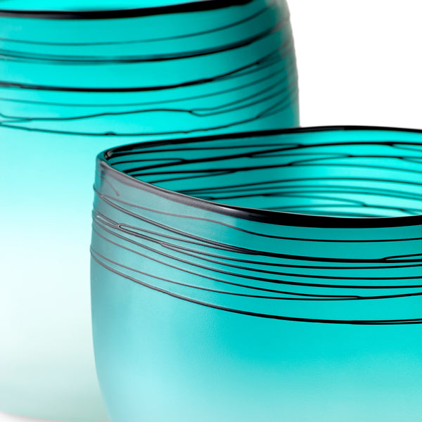 Kapalua Vase in Blue and White