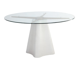 MODA DINING TABLE - WHITE - 55"