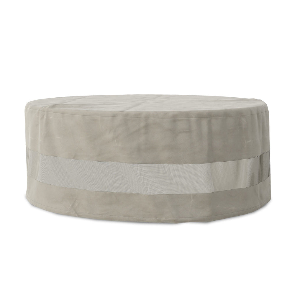 Weatherproof Outdoor Round Coffee Table Cover - Baron Grey
