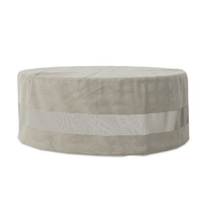 Weatherproof Outdoor Round Coffee Table Cover - Baron Grey