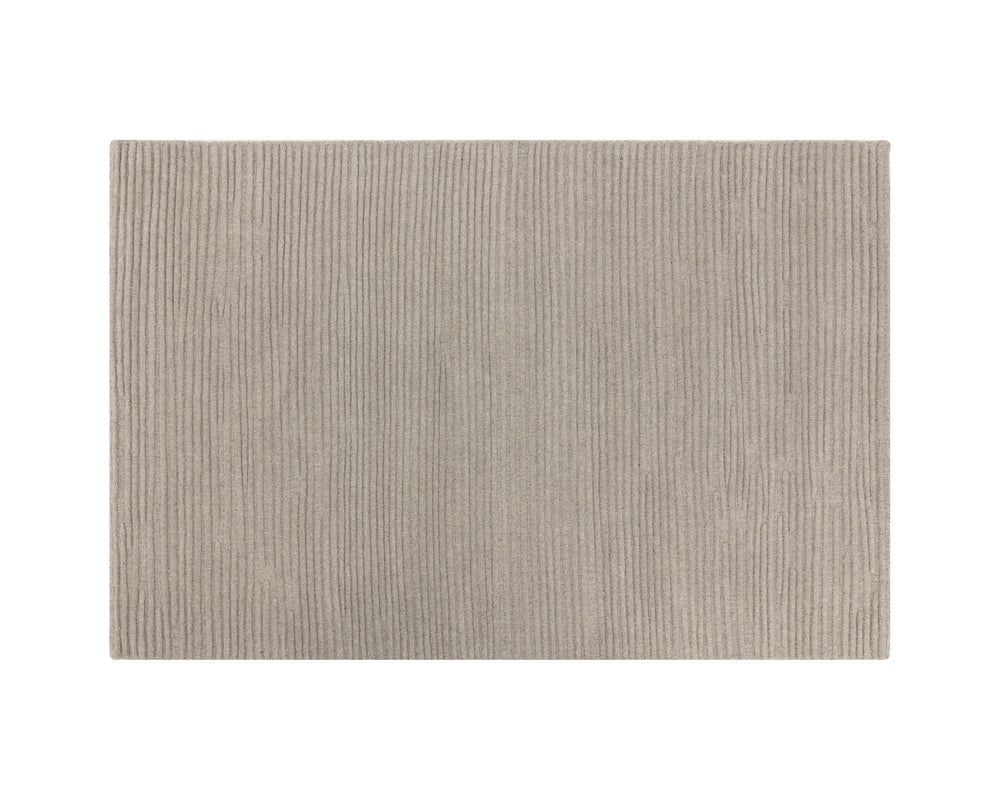 DEVA HAND-WOVEN RUG - TAUPE - 6' X 9'