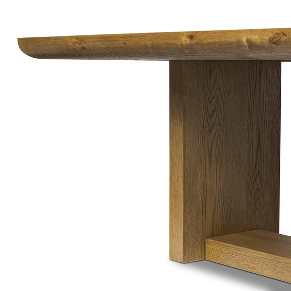 Garrett Dining Table - Amber Oak Thin Veneer