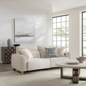 Conway Power Recliner Sofa with Dual Recline - Ivory