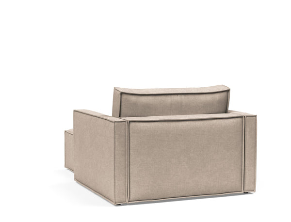 NEWILLA LOUNGER CHAIR W/SLIM ARM RESTS, 39"X61"