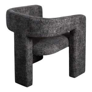 Moe's Elo Armchair in Black Polyester