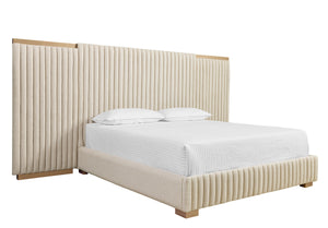 TARRANT BED - KING - MONUMENT OATMEAL