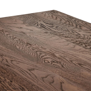 Ashwin Dining Table in Brown Oak