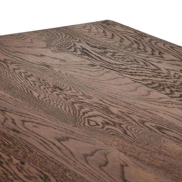 Ashwin Dining Table in Brown Oak