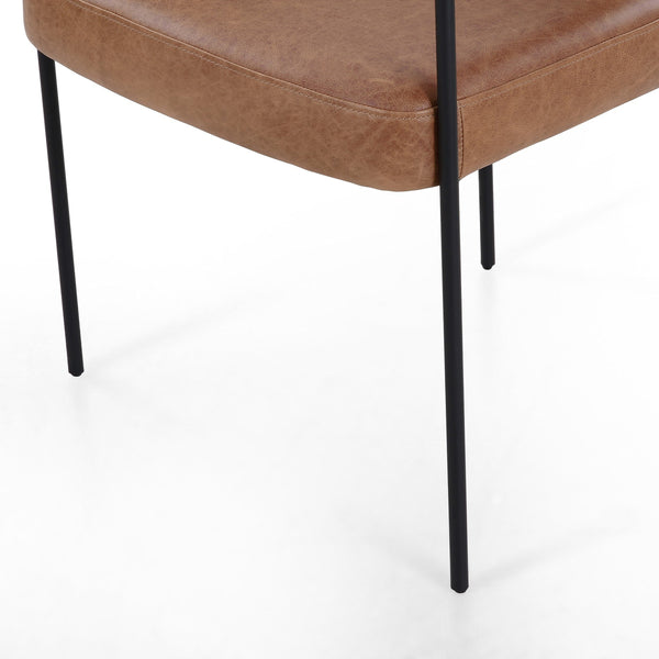 Carrie Dining Chair - Chaps Saddle