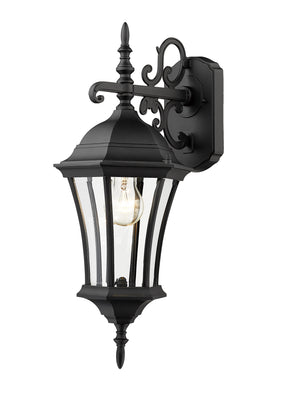 Wakefield Outdoor Wall Light in Black Finish