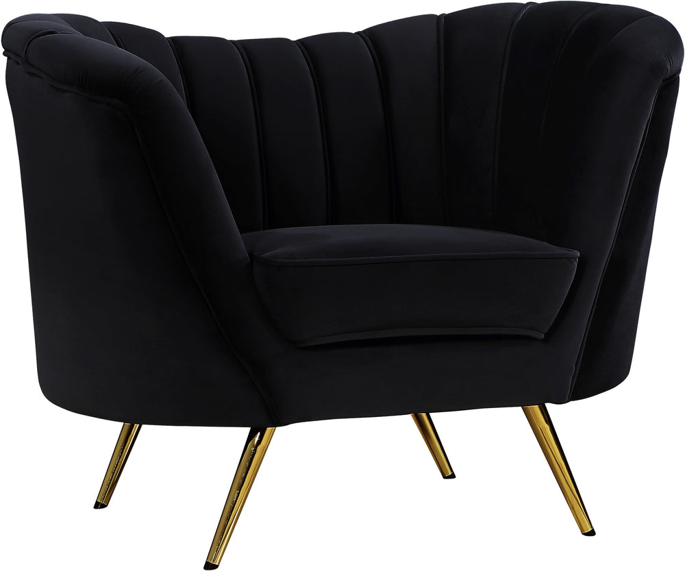Josefina Chair In Black Velvet