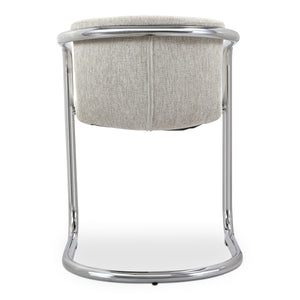 Freeman Chrome Frame Dining Chair Set of Two