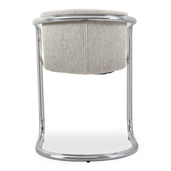 Freeman Chrome Frame Dining Chair Set of Two