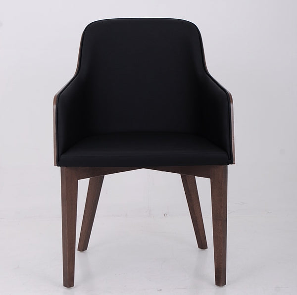 Hudson Arm Plywood/Wb In Black Leather