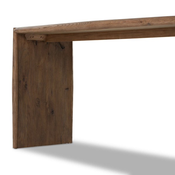 Glenview Console Table In Weathered Oak