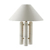 Medici Table Lamp In Chrcl And White Mrbl