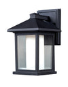Mesa Outdoor Wall Light in Black Finish