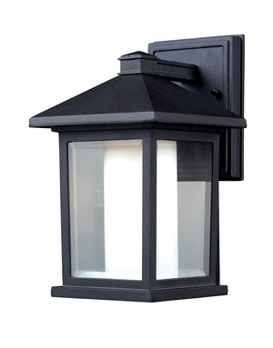Mesa Outdoor Wall Light in Black Finish