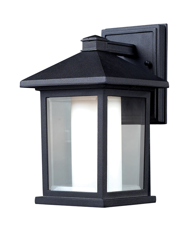 Mesa Outdoor Wall Light in Black Finish