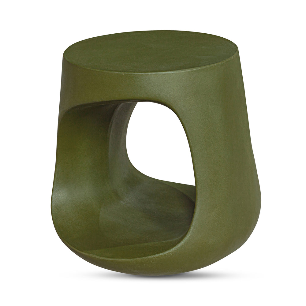 Moe's Rothko Outdoor Stool Green