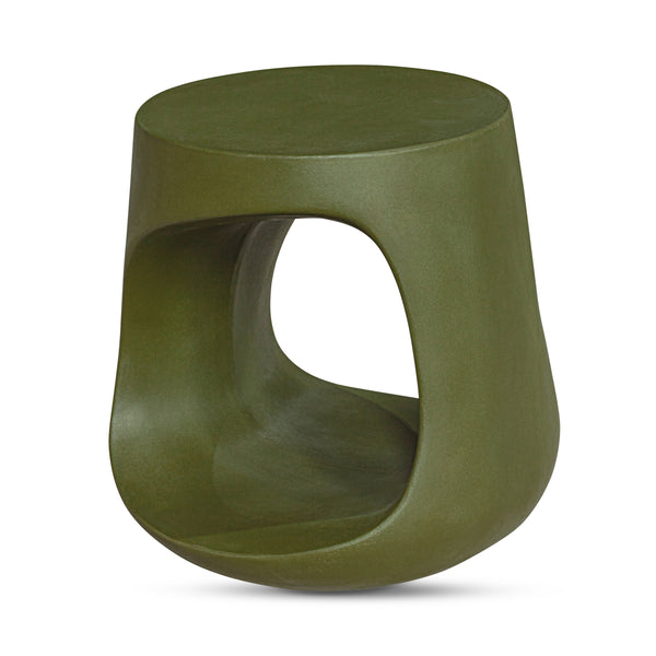 Moe's Rothko Outdoor Stool Green