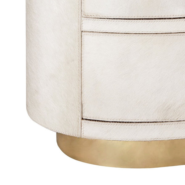 JULIUS 2-DRAWER SIDE TABLE, WHITE
