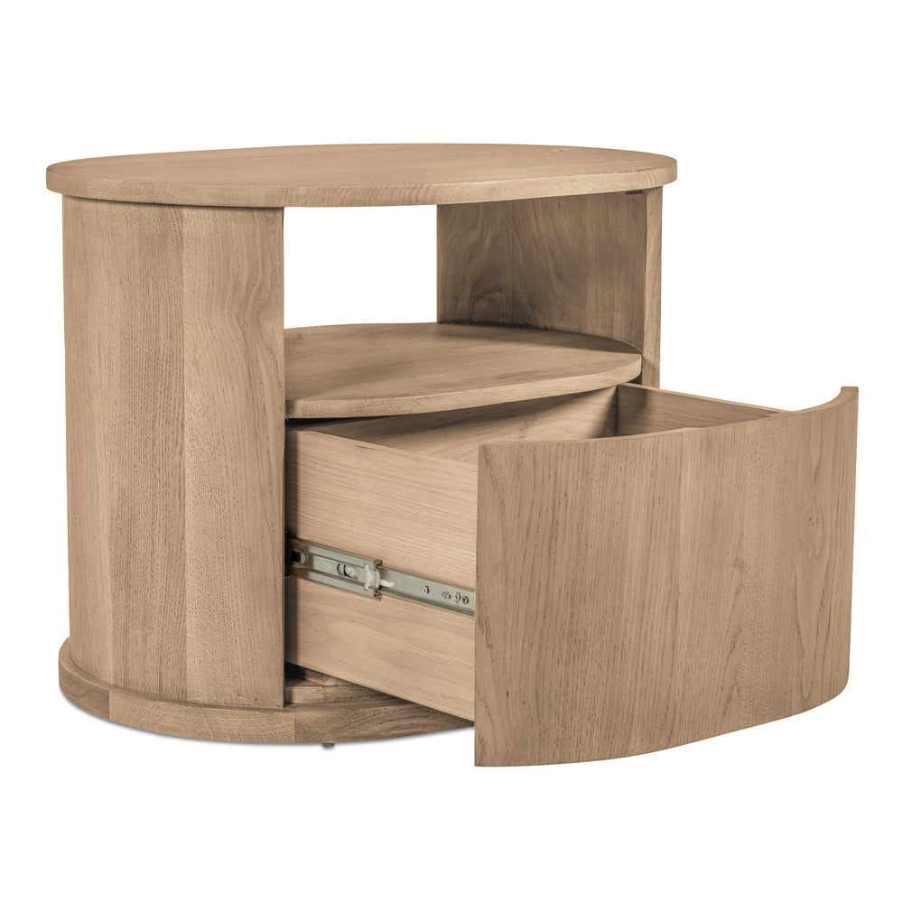 Moe's Tommy Nightstand Natural Oak