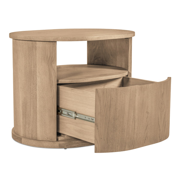 Moe's Tommy Nightstand Natural Oak