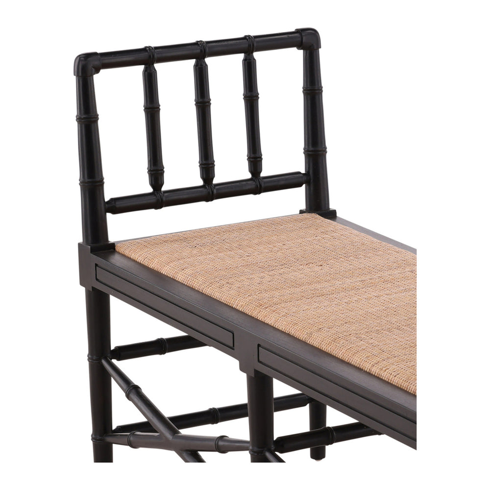 Black Palm Bench