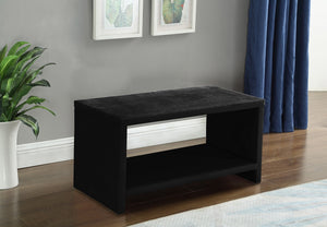 Diana Night Stand In Black Velvet